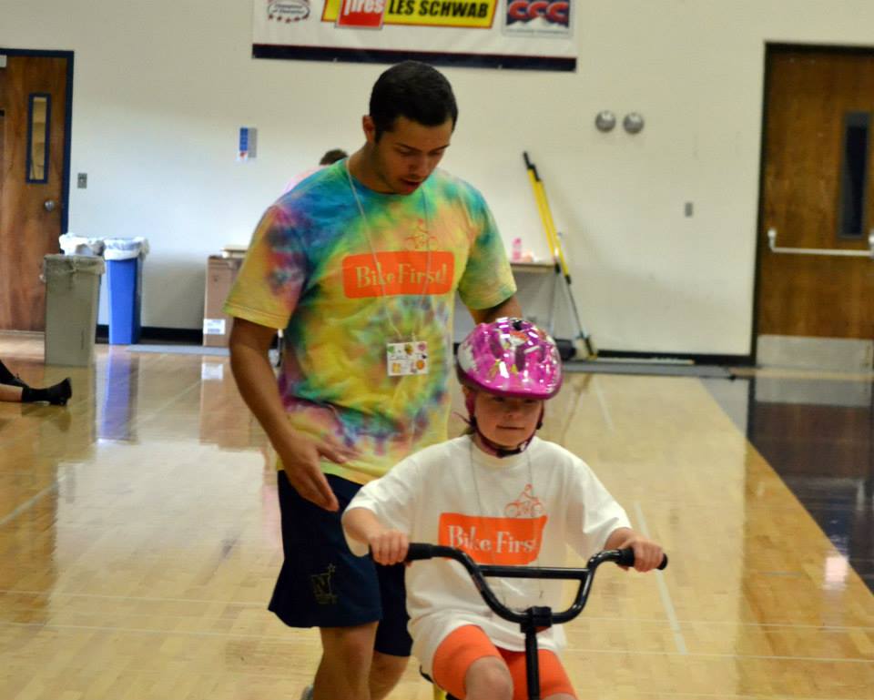 Bike First Volunteer Zach Teeny