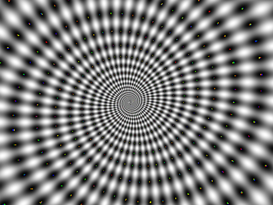 Mesmerizing spiral image commonly used to hypnotize people