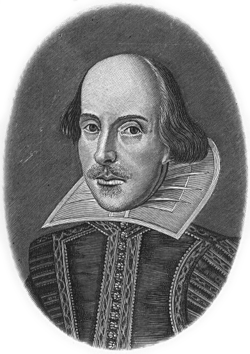 drawing of shakespeare