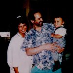 Photo of First birthday of Jake Teeny with his mom and dad